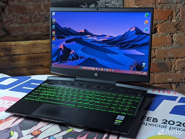 HP Pavilion GTX 1650 + 16RAM