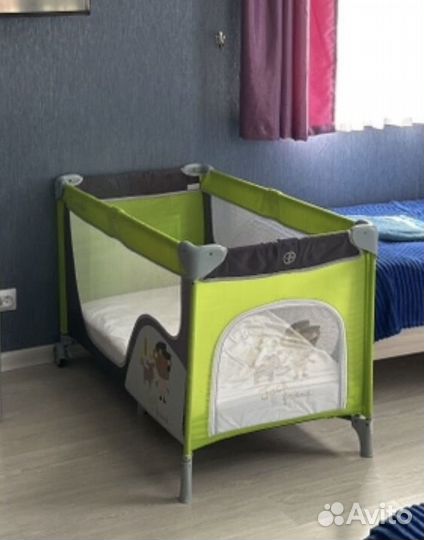 Детская кроватка манеж с матрасом прокат аренда