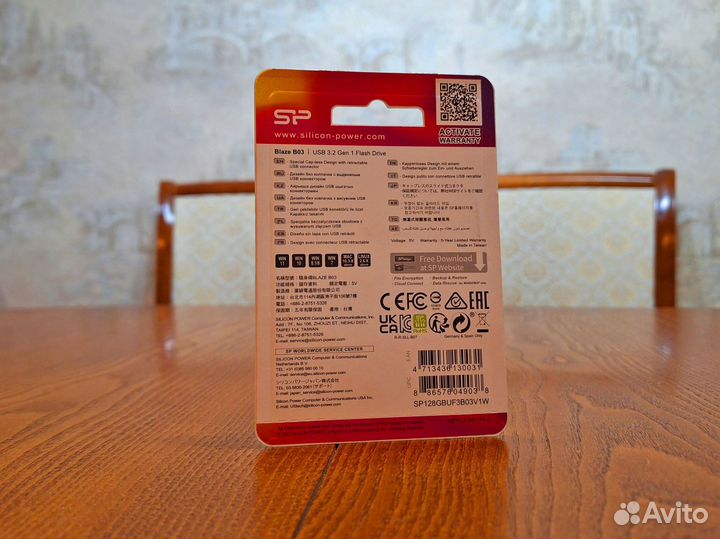 Флешка Silicon Power Blaze B03 32гб/128гб