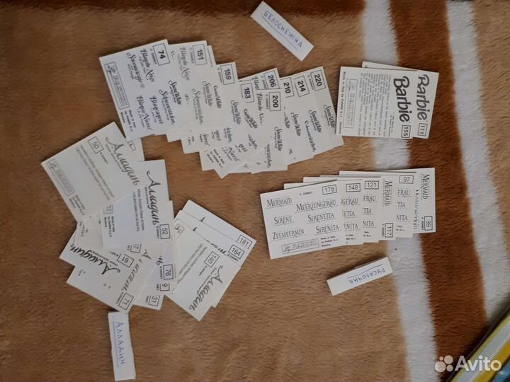 Наклейки из альбомов Panini