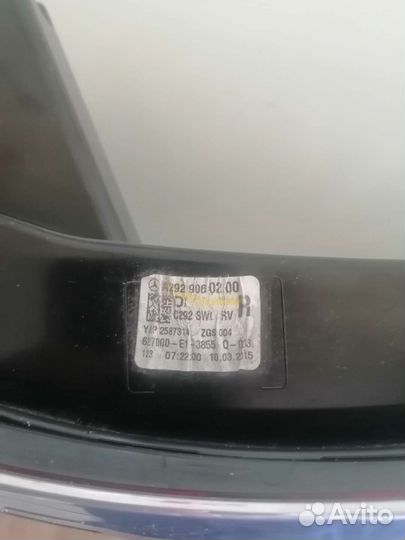 Задний правый фонарь (внешний) на GLE couре