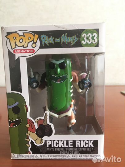Фигурка funko pop. Rick and Morty. Pickle Rick