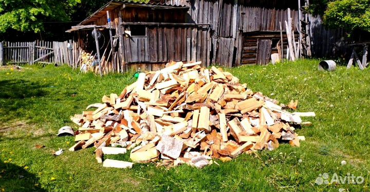 Дрова колотые сухие