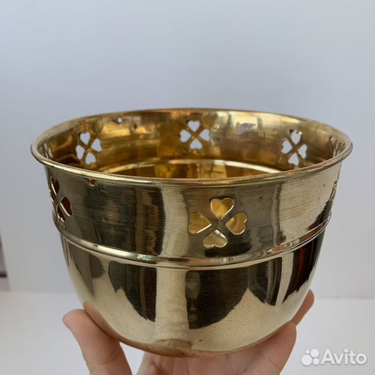 Кашпо для цветов подвесное винтаж