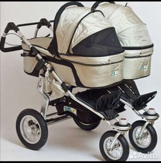Коляска для двойни 2 в 1