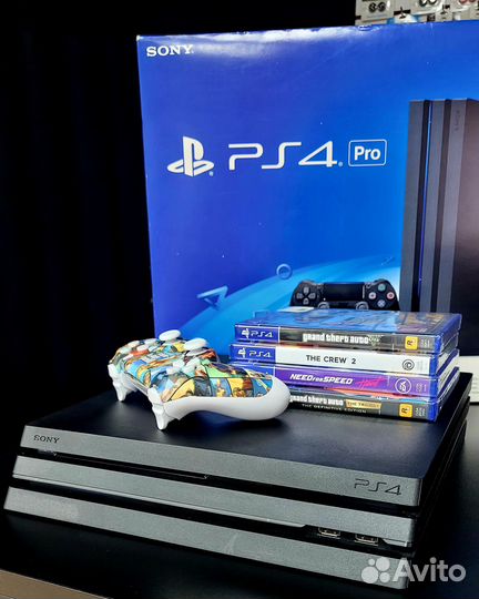 Sony playstation 4 pro 1tb с гарантией