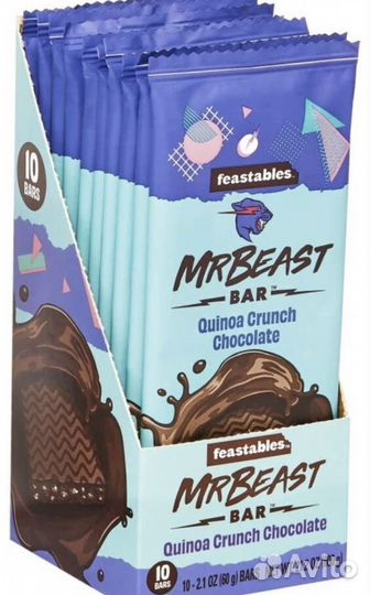 Mr.Beast feastables, шоколадная плитка