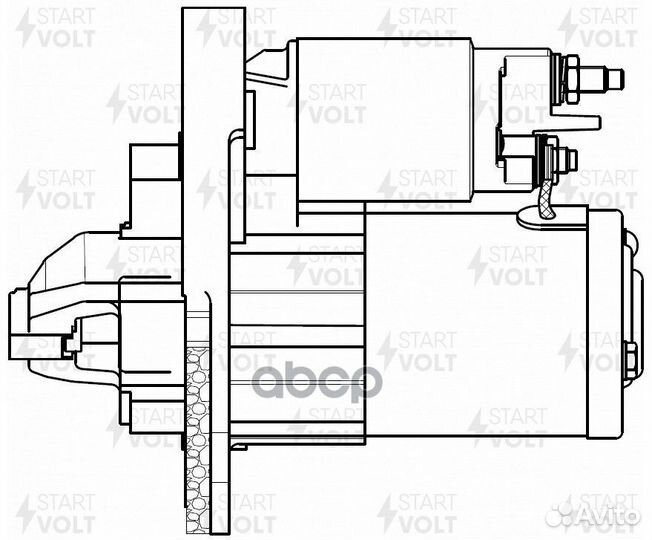 Стартер для а/м Nissan Qashqai II (13) 1.2TCe