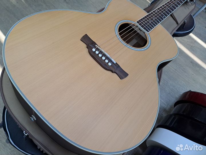 Гитара Crafter GA-7 с чехлом массив кедра