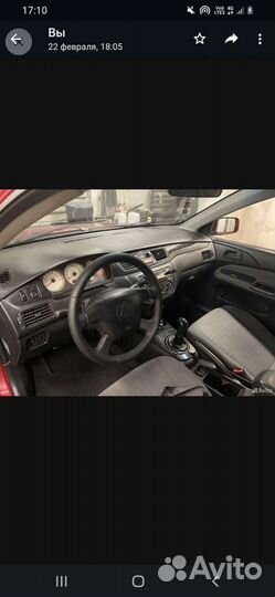 Mitsubishi Lancer 1.6 МТ, 2004, 205 250 км
