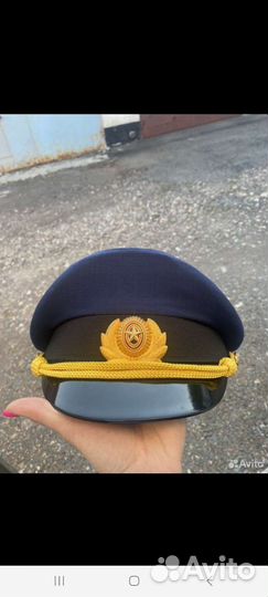 Фуражка офисная синяя вкс