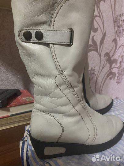 Сапоги зимние rieker 37 кожа