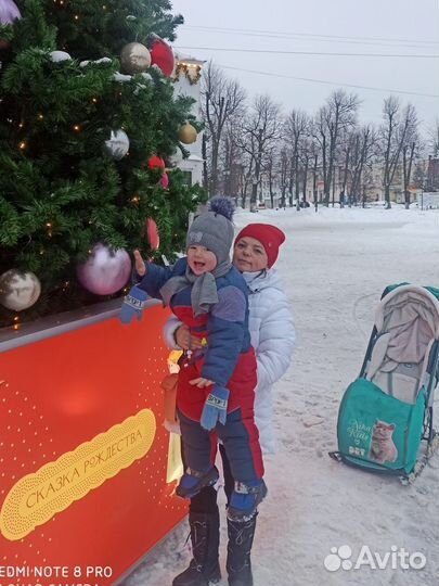 Детские санки коляска nika