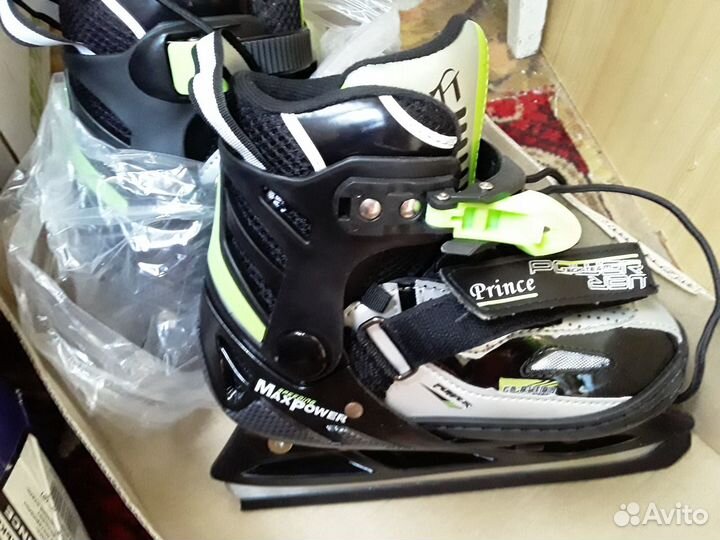 Раздвижные коньки Prince, размер 31-34