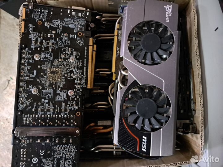 Видеокарты без претензий, на запчасти