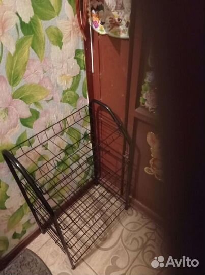 Полка для обуви, металл, 4 секции, 46х28х70 см