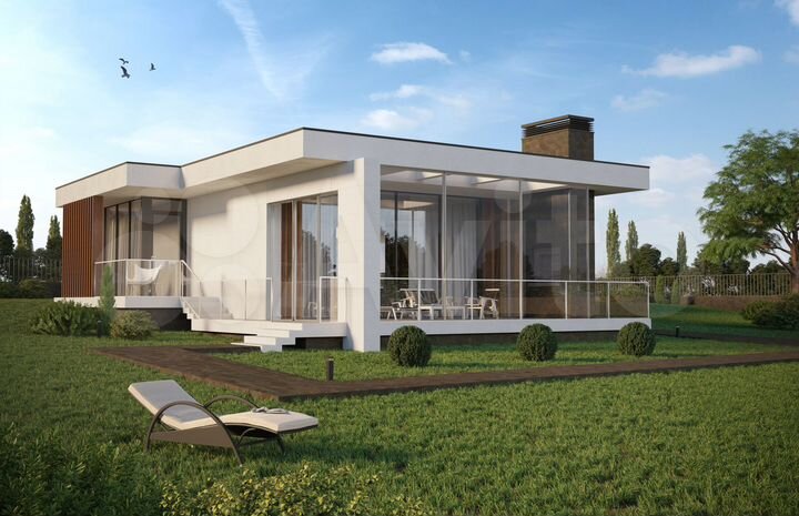 Коттедж 113 м² на участке 8,1 сот.