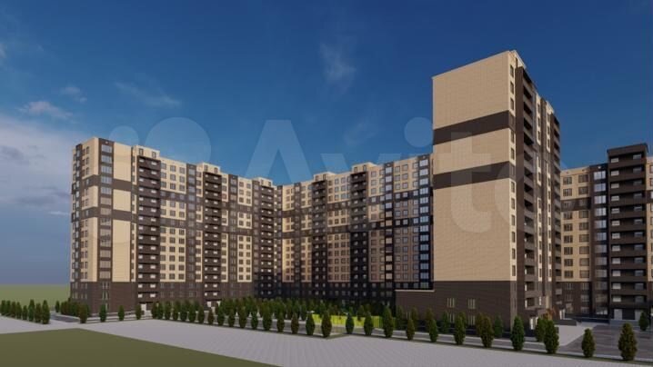 2-к. квартира, 60,4 м², 7/16 эт.