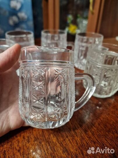 Кружечки стопки хрусталь СССР