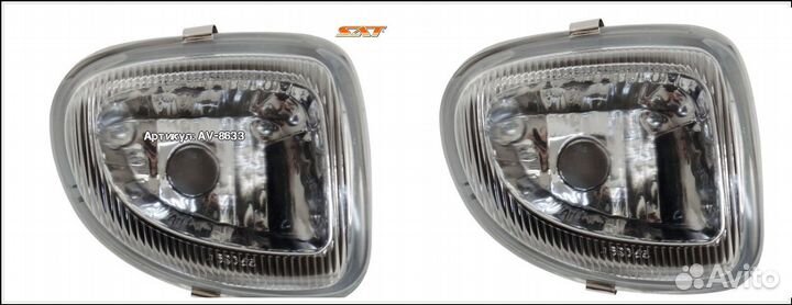 Фара противотуманная toyota funcargo 1999 - 2002 п