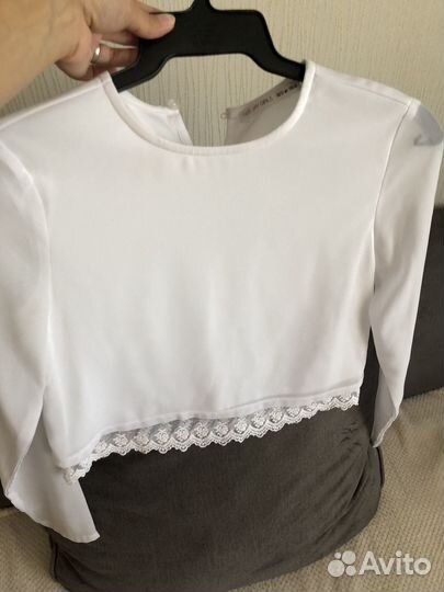 Блузка белая, размер 146