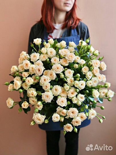 Цветы Розы кустовые 