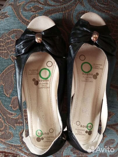 Босоножки кожаные размер 37-38