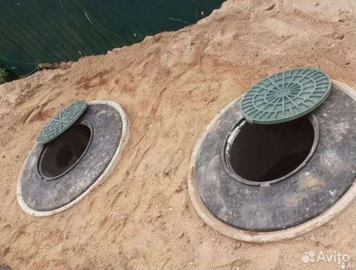 Септик из бетонных колец под ключ
