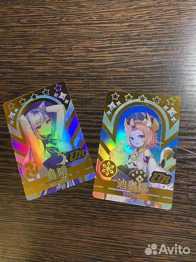 Genshin impact карточки (геншин импакт)