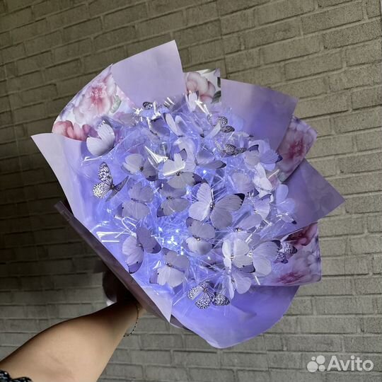 Букет с бабочками