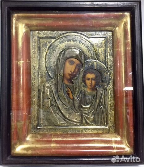 Икона. Смоленская Божья матерь. Конец 19 века