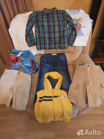 Детская одежда на мальчика пакетом на 5 лет