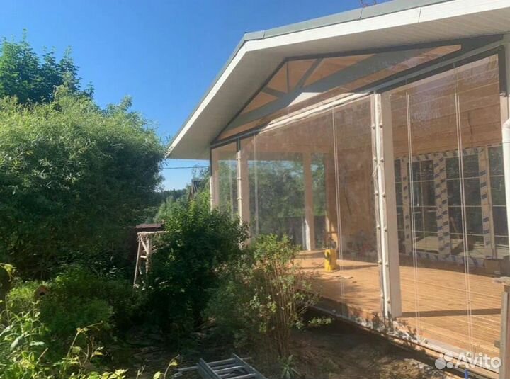 Мягкие окна для террас и беседок