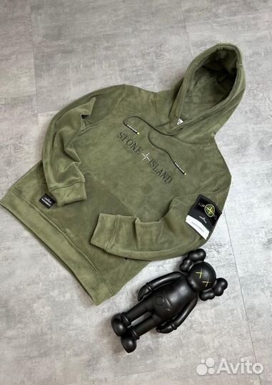 Худи Stone Island барашка на флисе