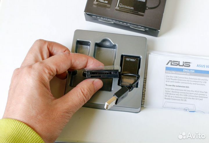 USB-кардридер Asus для SD/Micro-SD + USB-адаптер