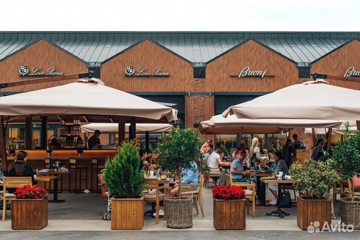 Зонт уличный для кафе и ресторанов