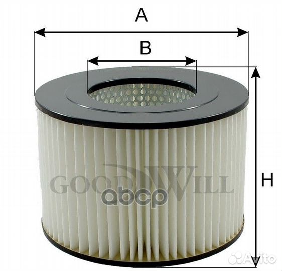 Фильтр воздушный AG534 AG534 Goodwill