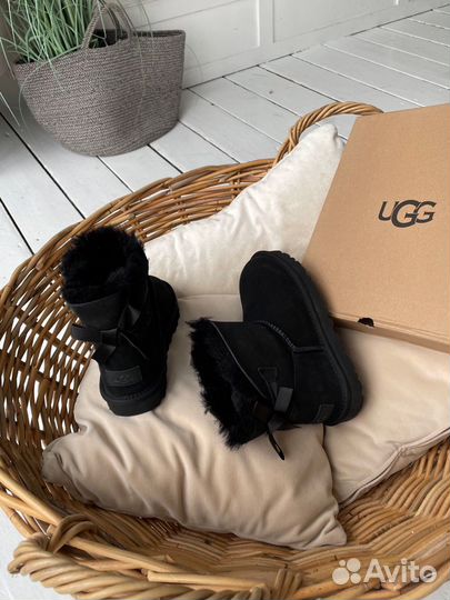 Женские женские угги Ugg Mini Bailey Bow оригинал