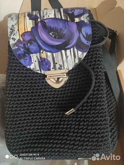 Рюкзак женский кожаный новый