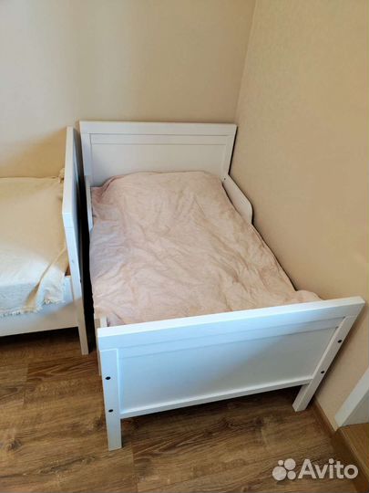 Детская кровать раздвижная Икеа Сундвик/Лурой