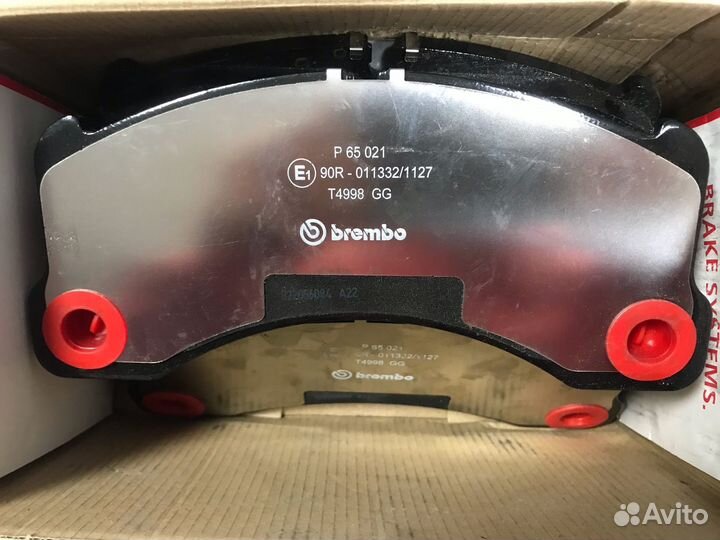 Колодки передние brembo cayenne, touareg