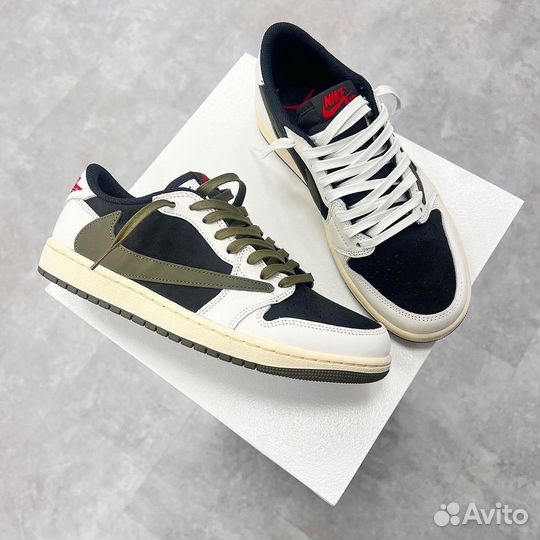 Nike Air Jordan 1 low travis scott olive (4-12us)