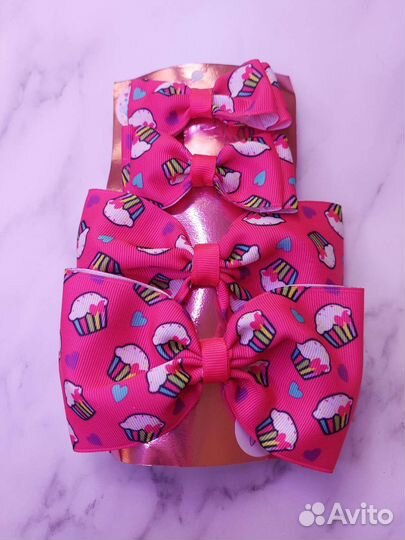Комплекты бантиков ручной работы