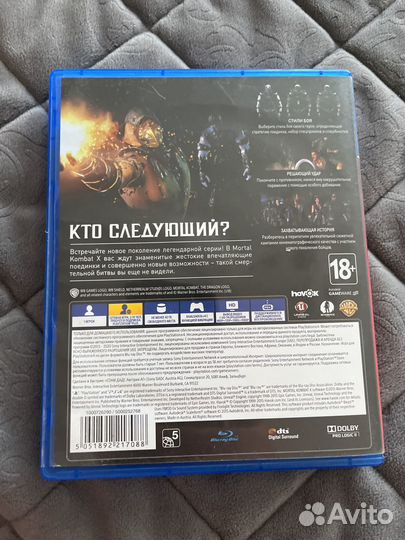 Mortal kombat X ps4 диск