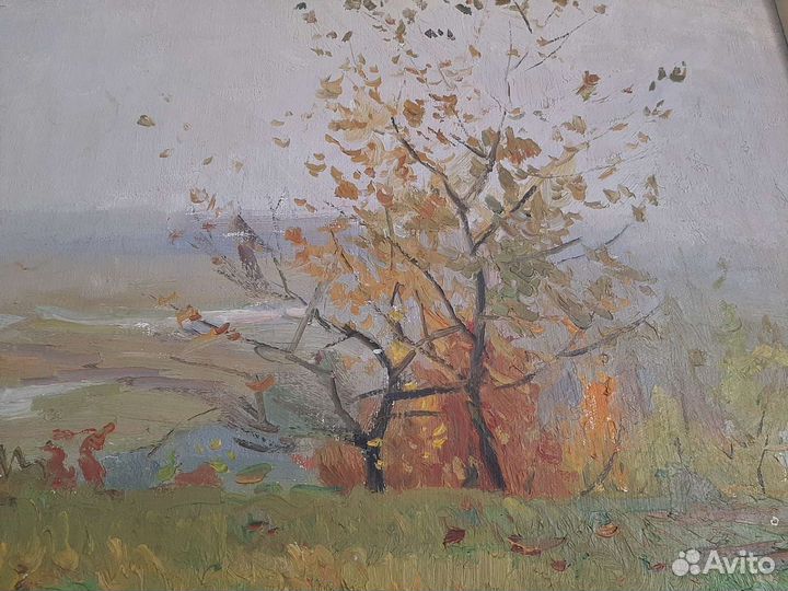 Картина. Осенний пейзаж. Холст. Масло