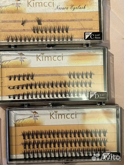 Накладные ресницы пучки