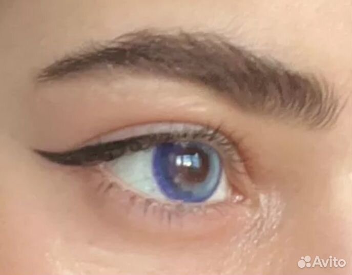 Линзы для глаз разные новые