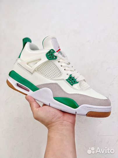 Кроссовки Air Jordan 4 Nike SB x Pine Green р. 47