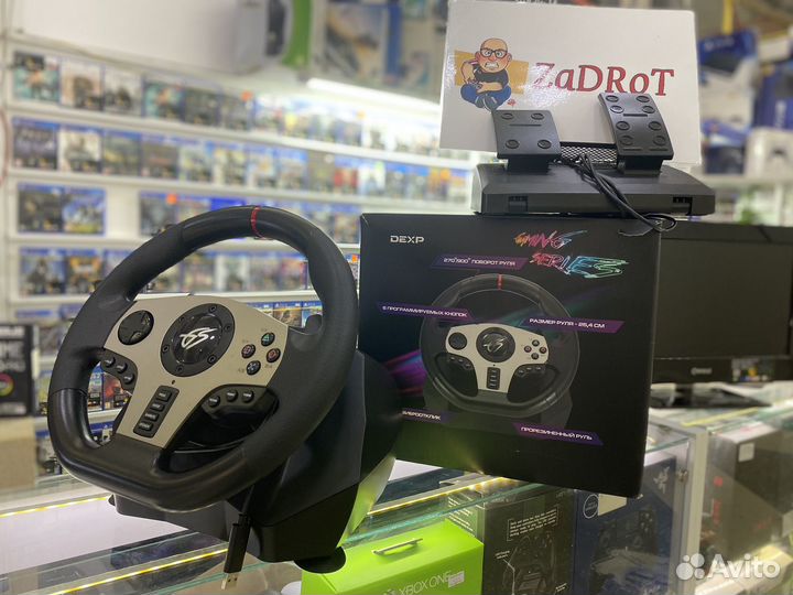 Руль dexp Wheelman Pro чёрный