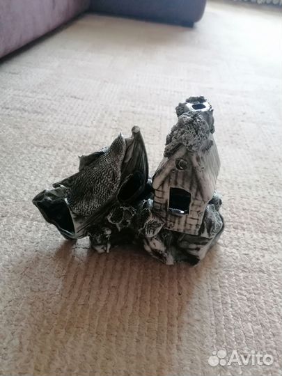 Декорации для аквариума корабль